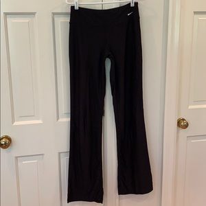 Nike Black Warm-Up Pants Size S-Tall Boot Cut